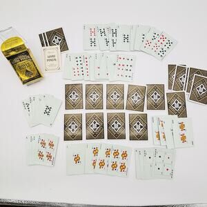 Liars Poker According to Hoyle Playing Cards Complete w/Instruction Booklet
